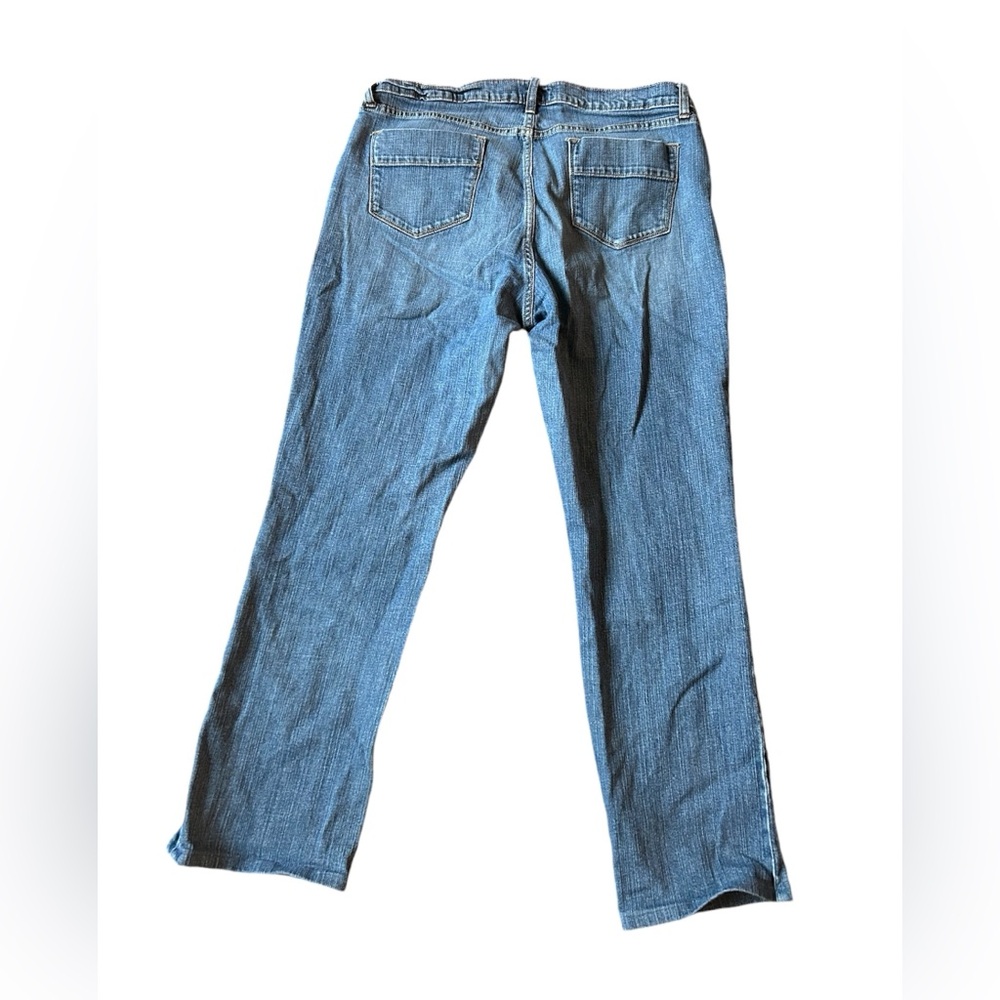 Old navy sweetheart jeans medium wash straight leg size 16